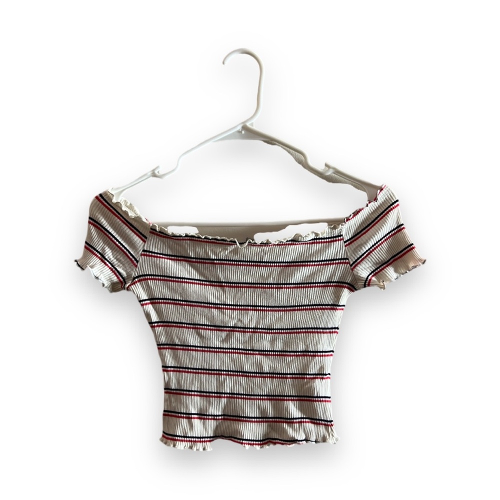 Striped crop top | Size: small